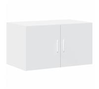 vidaXL Armario de Pared Madera de ingeniería Blanco 70x42,5x40 cm, Armario de Almacenamiento, Armario de Pared Colgante, Armario de Almacenamiento Flotante