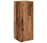 vidaXL Armario de Pared Madera de ingeniería Envejecida 34,5x34x90 cm, Armario, Armario Colgante, Armario Auxiliar, Armario de almacenaje
