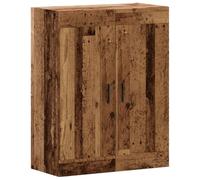 vidaXL Armario de Pared Madera de ingeniería Envejecida 69,5x34x90 cm, Armario, Armario Colgante, Armario Auxiliar, Armario de almacenaje