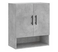Vidaxl armario de pared madera de ingeniería gris hormigón 60x31x70 cm
