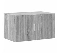 vidaXL Armario de Pared Madera de ingeniería Gris Sonoma 70x42,5x40 cm, Armario de Almacenamiento, Armario de Pared Colgante, Armario de Almacenamiento Flotante