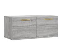 vidaXL Armario de Pared Madera de ingeniería Gris Sonoma 80x36,5x35 cm