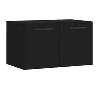 vidaXL Armario de Pared Madera de ingeniería Negro 60x36,5x35 cm