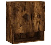 vidaXL Armario de Pared Madera de ingeniería Roble Ahumado 60x31x70 cm
