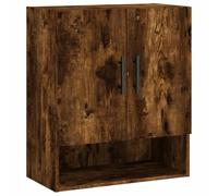 vidaXL Armario de pared en madera de ingeniería Roble Ahumado 60x31x70 cm