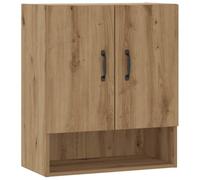 vidaXL Armario de Pared Madera de ingeniería Roble Artesano 60x31x70cm