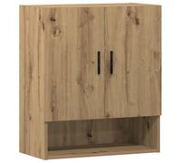 vidaXL Armario de Pared Madera de ingeniería Roble Artesano 60x31x70cm, Armario montado en la Pared, Armario de Almacenamiento, Armario de Pared Colgante