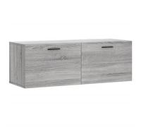 vidaXL Armario de Pared Madera ingeniería Gris Sonoma 100x36,5x35 cm