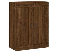 vidaXL Armario de Pared Madera ingeniería Roble marrón 69,5x34x90 cm