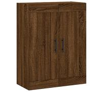 vidaXL Armario de Pared Madera ingeniería Roble marrón 69,5x34x90 cm, Armario, Armario Colgante, Armario Auxiliar, Armario de almacenaje