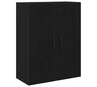 vidaXL Armario de Pared Madera ingeniería Roble Negro 69,5x34x90 cm