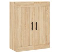 vidaXL Armario de Pared Madera ingeniería Roble Sonoma 69,5x34x90 cm, Armario, Armario Colgante, Armario Auxiliar, Armario de almacenaje