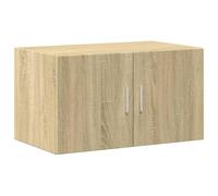 vidaXL Armario de Pared Madera ingeniería Roble Sonoma 70x42,5x40 cm, Armario de Almacenamiento, Armario de Pared Colgante, Armario de Almacenamiento Flotante