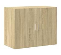 vidaXL Armario de Pared Madera ingeniería Roble Sonoma 80x42,5x64 cm, Armario de Almacenamiento, Armario de Pared Colgante, Armario de Almacenamiento Flotante