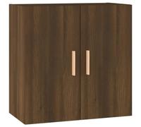vidaXL Armario de Pared Mueble Aparador Almacenaje Colgante para TV Estante Salón Casa Decoración Madera Contrachapada Marrón Roble
