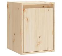 vidaXL Armario de Pared Muebles Estante Flotante Salón Sala de Estar Colgante Decoración Almacenaje 30x30x40 cm Madera Maciza de Pino