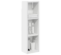 vidaXL Armario de Pared para baño 20 x 14 x 70 cm Madera de ingeniería, Gabinete de baño Rectangular Moderno, solución de Almacenamiento eficiente, estantes Minimalistas, decoración para organización