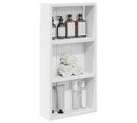 vidaXL Armario de Pared para baño con Estante 30 x 10 x 60,5 cm, Armario de baño Moderno, Estante Rectangular, Almacenamiento práctico, Ahorro de Espacio, diseño Elegante y contemporáneo
