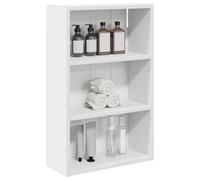 vidaXL Armario de Pared para baño con Estante 40 x 16 x 62,5 cm, Gabinete de baño Rectangular Moderno, solución de Almacenamiento eficiente, estantes Minimalistas, decoración para organización