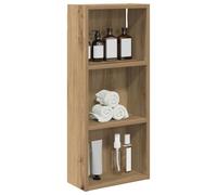 vidaXL Armario de Pared para baño Roble Artisan 30 x 14 x 70 cm