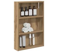 vidaXL Armario de Pared para baño Roble Artisan 40 x 10 x 60,5 cm