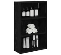 vidaXL Armario de Pared para baño Roble Negro 40 x 16 x 62,5 cm, Armario de baño Moderno, Estante Rectangular, Almacenamiento práctico, Ahorro de Espacio, diseño Elegante y contemporáneo