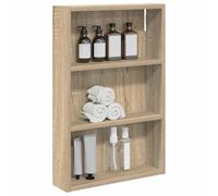 vidaXL Armario de Pared para baño Roble Sonoma 40 x 10 x 60,5 cm