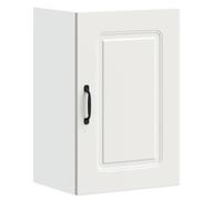 vidaXL Armario de Pared para Cocina Kalmar Madera de ingeniería Blanca, Unidad de Pared de Cocina, gabinete para Pared de Cocina, gabinetes de Pared con Puertas