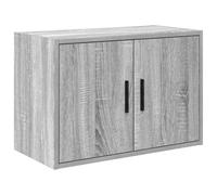 vidaXL Armario de pared para garaje madera de ingeniería gris sonoma