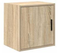 vidaXL Armario de pared para garaje madera de ingeniería roble sonoma, armario, armario de pared para garaje, armario de herramientas montado en la pared