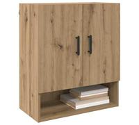 vidaXL Armario de Pared Roble Artesanal 60 x 31 x 70 cm, Armario Moderno de Pared, diseño Rectangular, Madera Resistente, baño o Sala de Estar