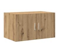 vidaXL Gabinete Buffet Rústico de Roble Artesanal | Elegante Almacenamiento Mediano para el Comedor con Doble Puerta de Bisagra | Muebles de Cocina de Madera Sólida y Elaborada | Solución Ampliada de