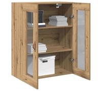 vidaXL Armario de Pared Roble Artisan 69,5 x 34 x 90 cm | La calidad de este gabinete es increíble y tiene un estilo moderno Su color de roble artesanal le da calidez,