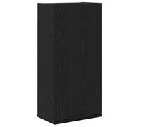 vidaXL Armario de Pared Roble Negro 32x20x67 cm Madera de ingeniería