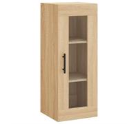 vidaXL Armario de Pared Roble Sonoma 34,5x34x90 cm, Armario, Armario Colgante, Armario Auxiliar, Armario de almacenaje, Armario Colgante de Pared