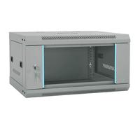 vidaXL Armario de Red con Almacenamiento Gris 60 x 45 x 35 cm Acero