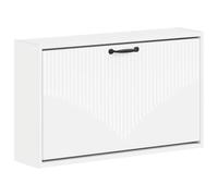 vidaXL Armario de Zapatos montado en la Pared HOORN 71 x 17 x 43 cm