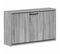 vidaXL Armario de Zapatos montado en la Pared HOORN 71 x 17 x 43 cm