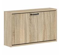 vidaXL Armario de Zapatos montado en la Pared HOORN 71 x 17 x 43 cm, Zapatero Moderno, Resistente a la Humedad, montado en Pared, Organizador Compacto, solución Elegante para Calzado