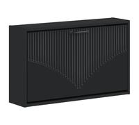 vidaXL Armario de Zapatos montado en la Pared HOORN 71 x 17 x 43 cm, Zapatero Moderno, Resistente a la Humedad, montado en Pared, Organizador Compacto, solución Elegante para Calzado