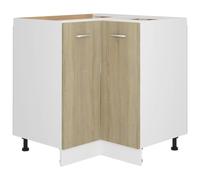 vidaXL Armario esquinero bajo Lyon de Roble Sonoma (75,5 x 75,5 x 81,5 cm)