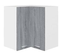 vidaXL Armario esquinero Colgante Lyon Gris Sonoma 57x57x60 cm Madera de