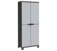 vidaXL Armario Estante Almacenamiento Bastidor Servicio Herramienta Organizador Hogar Jardín Patio Oficina Garaje de Plástico 68x39x171,5 cm