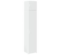vidaXL Armario Estrecho Madera de ingeniería Blanco 40x42,5x225 cm