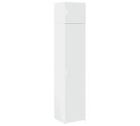 vidaXL Armario Estrecho Madera de ingeniería Blanco 45x42,5x225 cm