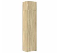 vidaXL Armario Estrecho Madera ingeniería Roble Sonoma 50x42,5x225 cm