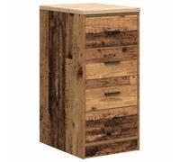 vidaXL Armario Garaje Madera Vieja 40x51x85 cm Madera Maciza de Pino