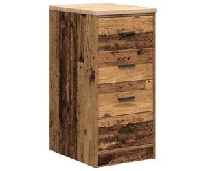 vidaXL Armario Garaje Madera Vieja 40x51x85 cm Madera Maciza de Pino