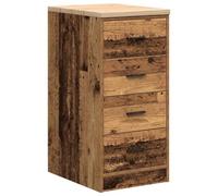 vidaXL Armario Garaje Madera Vieja 40x51x85 cm Madera Maciza de Pino, Armario, Armario de Herramientas, Armario Base, Armario de Garaje