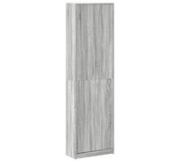 vidaXL Armario Grey Sonoma 55x25x189 cm de Madera Elaborada